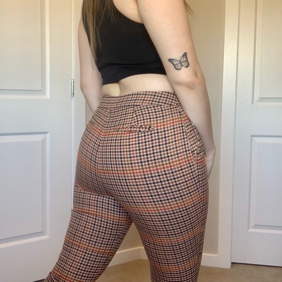 NWT Warehouse Plaid Trousers - Picture 4 of 13